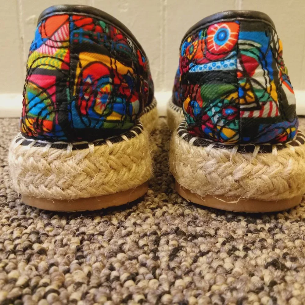Clōe colorful quilted espidrills
